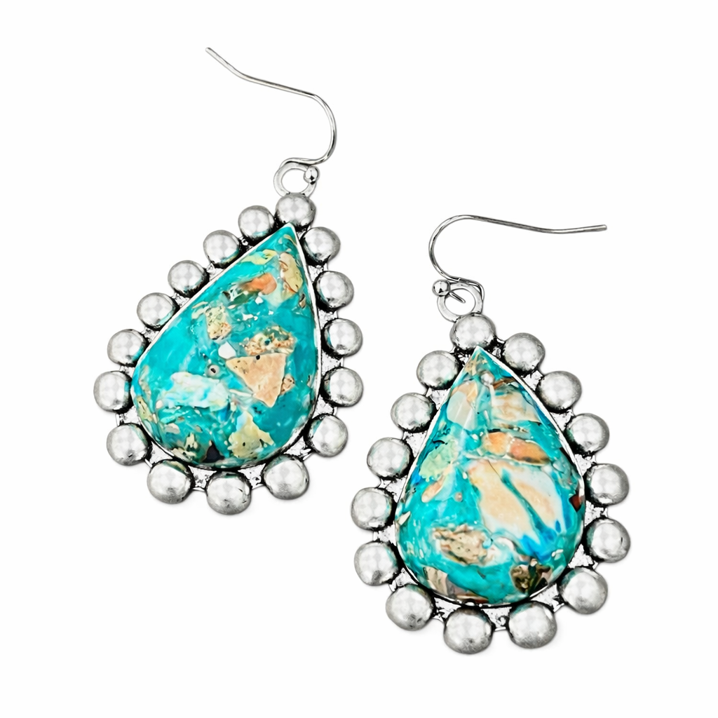 Cross Earrings | Cross Gemstone Earrings