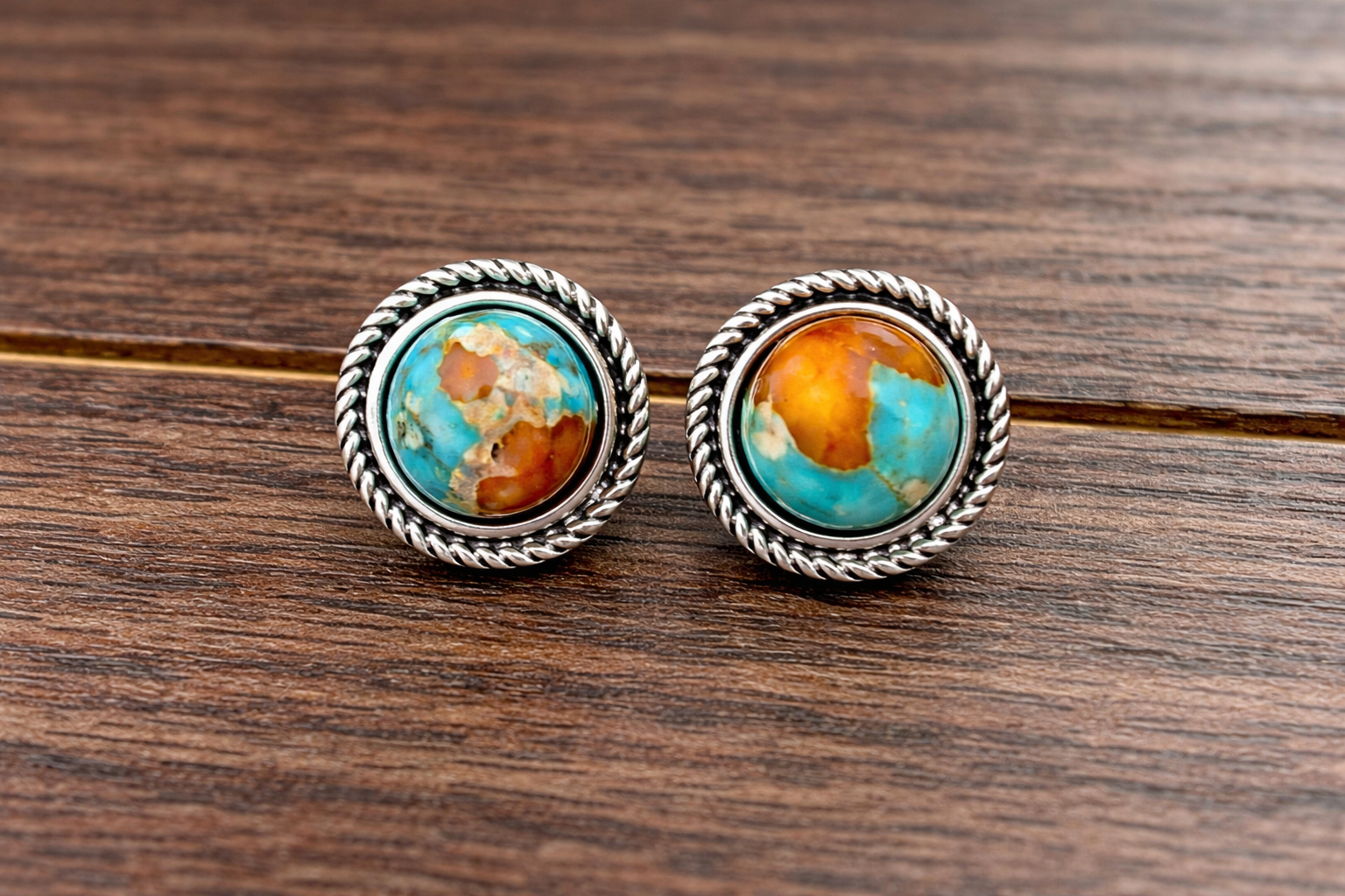 Gemstone Stud Earrings | Gemstone Stud Everyday Jewelry