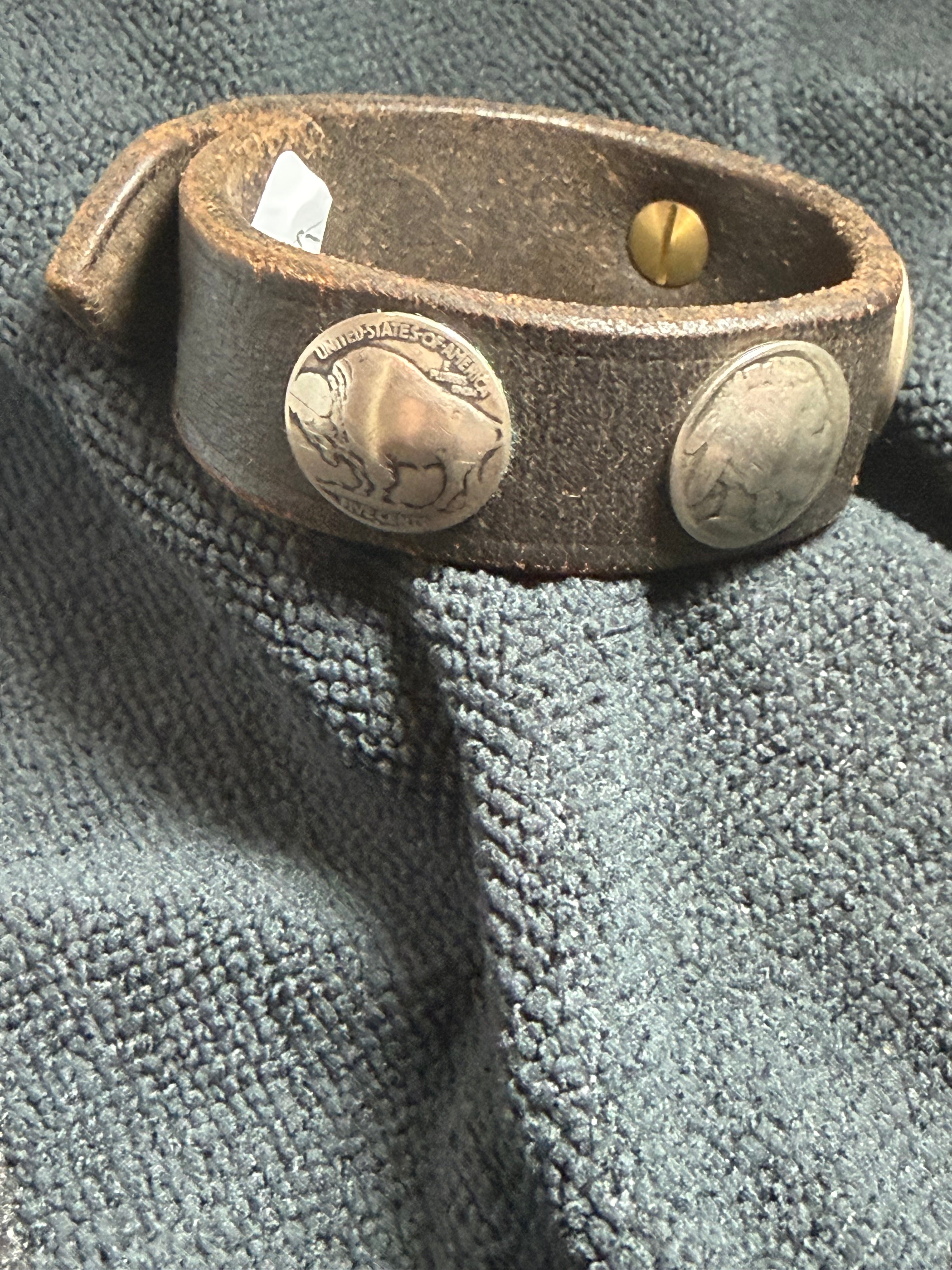 Turquoise Statement Leather Cuff Bracelet