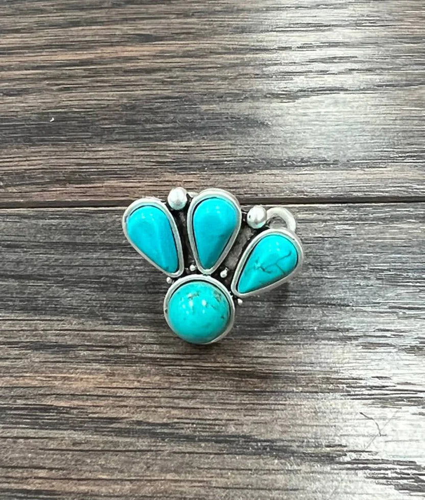 Navajo Turquoise Adjustable Ring