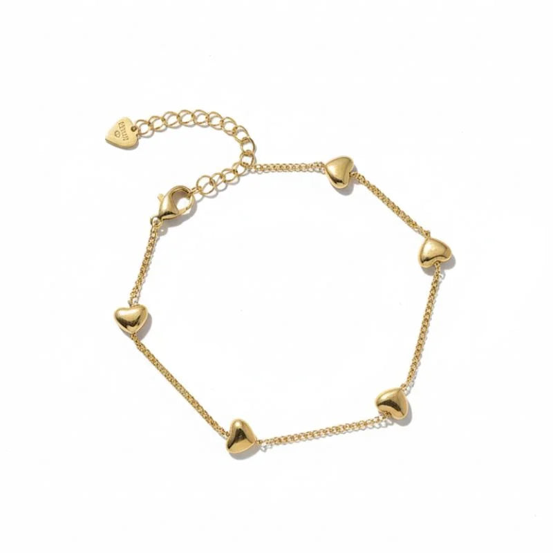 Pave Heart Necklace | Dainty Necklaces | Heart Earrings