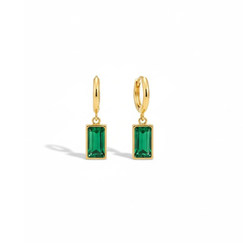 Emerald Earrings | Earrings In Emerald | Vibellejewels