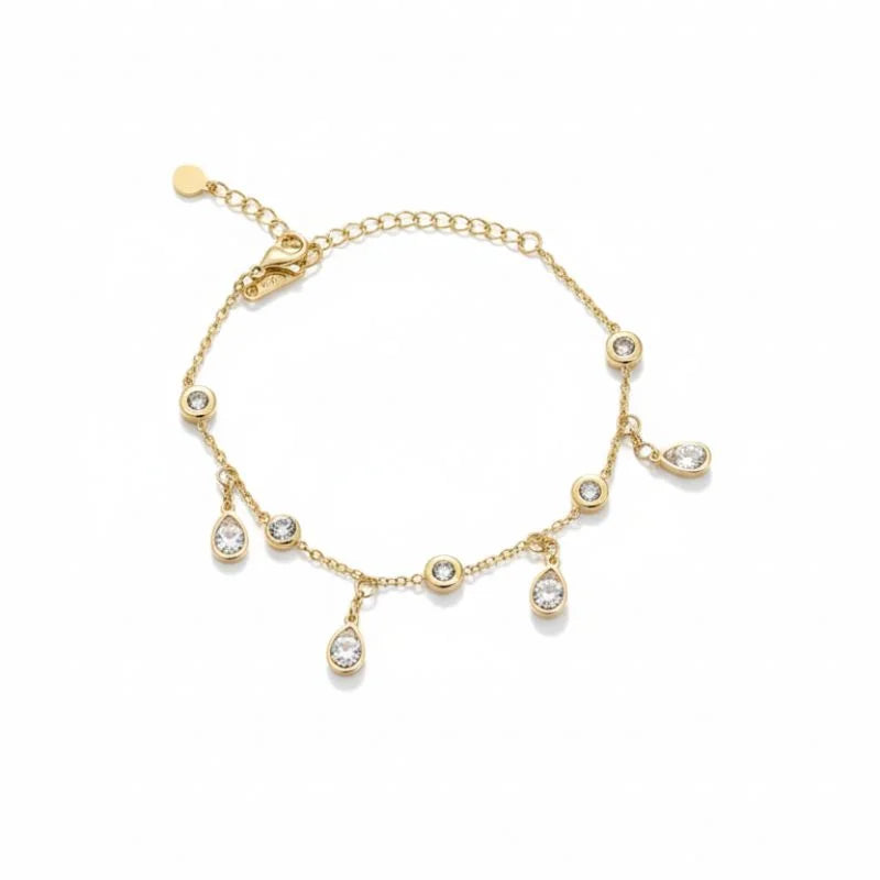 Teardrop Diamond | Diamond Teardrop Necklace | Vibellejewels
