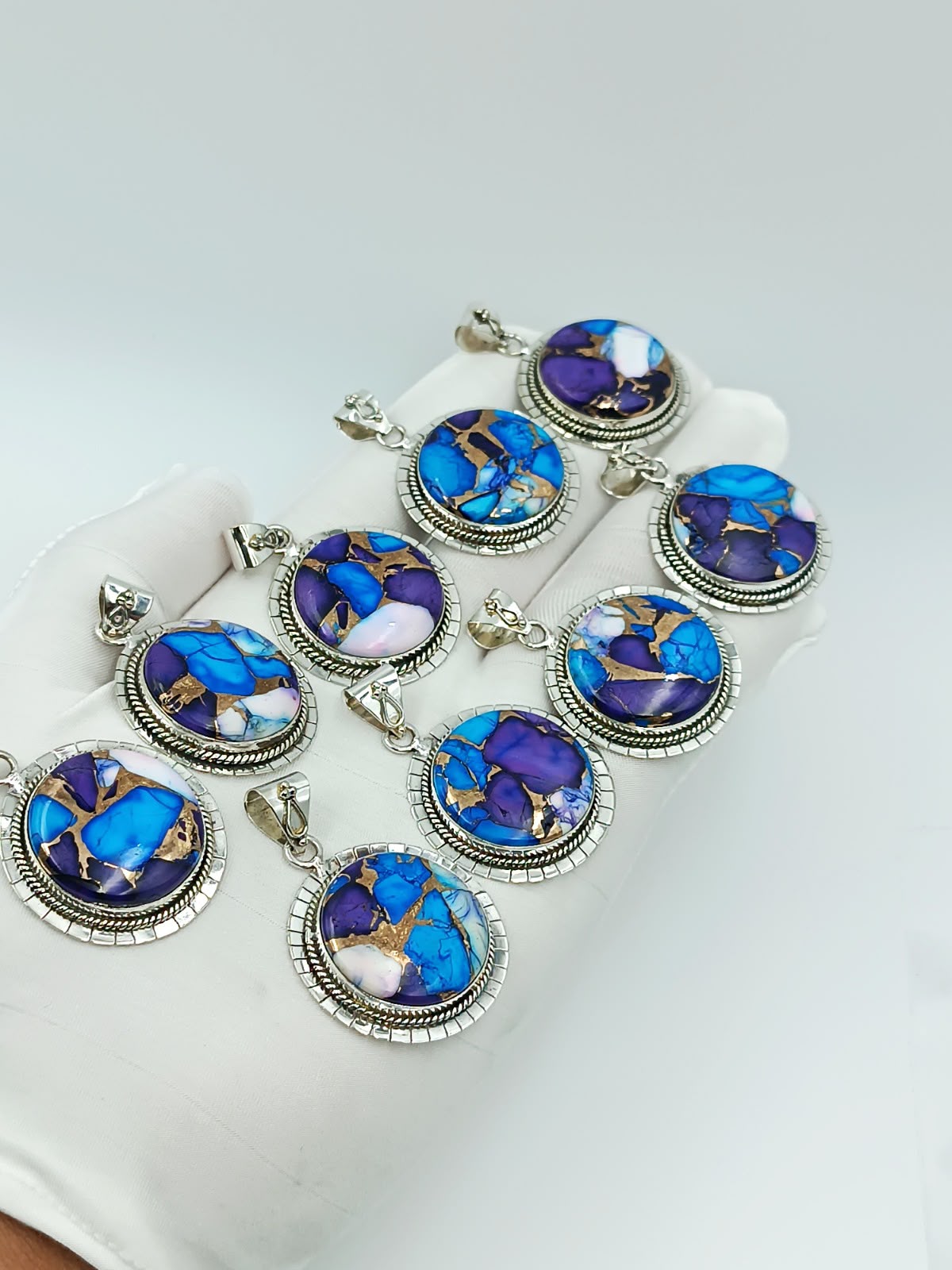 The Ultimate Best-Seller: Handcrafted Mojave Turquoise Silver Cuffs